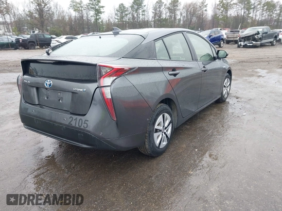 2017 Toyota Prius Two with VIN JTDKBRFU2H3050409, listed as a IAAI auction lot 41876149 with 43,849 mi miles and . Bid and sale history available at DreamBid. Image 4.