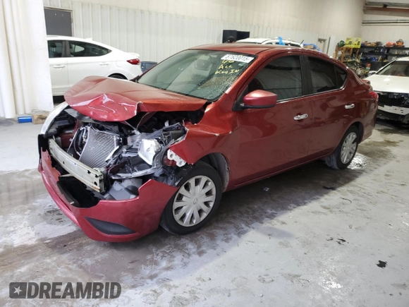2016 Nissan Versa S with VIN 3N1CN7AP0GL815219, listed as a Copart auction lot 87620015 with 98,724 mi miles and Salvage Title. Bid and sale history available at carsss.com. Image 1.