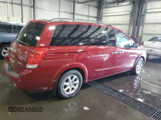 2007 Nissan Quest S with VIN 5N1BV28U17N139012, listed as a Copart auction lot 75817914 with 162,352 mi miles and Salvage Title. Bid and sale history available at carsss.com. Image 3.