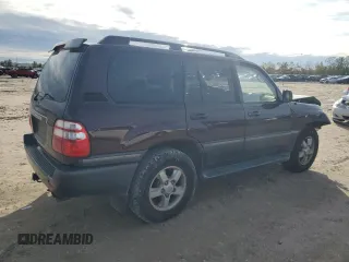 2005 Toyota Land Cruiser with VIN JTEHT05JX52068468, listed as a Copart auction lot 83352494 with 228,674 mi miles and Salvage Title. Bid and sale history available at carsss.com. Image 3.