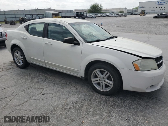 2008 Dodge Avenger SXT with VIN 1B3LC56K58N280606, listed as a Copart auction lot 53044595 with 209,779 mi miles and Salvage Title. Bid and sale history available at carsss.com. Image 4.