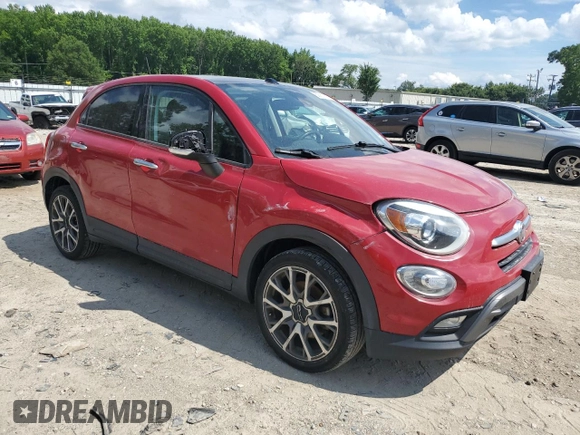 2016 FIAT 500X Trekking Plus with VIN ZFBCFXET7GP388002, listed as a Copart auction lot 59931355 with 116,860 mi miles and Salvage title. Bid and sale history available at DreamBid. Image 4.