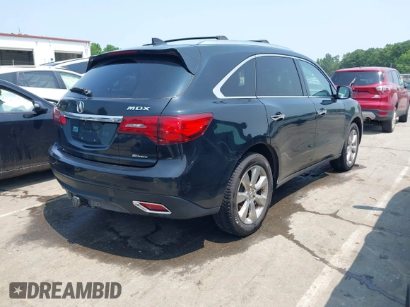 2014 Acura MDX Advance with VIN 5FRYD4H84EB032918, listed as a IAAI auction lot 42399048 with 160,523 mi miles and . Bid and sale history available at DreamBid. Image 4.