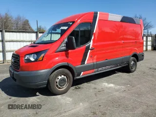2018 Ford Transit with VIN 1FTYR2CM6JKA32153, listed as a Copart auction lot 44909995 with 228,200 mi miles and Clean Title. Bid and sale history available at carsss.com. Image 1.