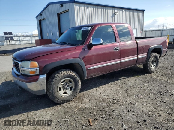 2000 GMC New Sierra 1500 SLE with VIN 2GTEK19T4Y1103411, listed as a Copart auction lot 53566935 with 358,205 mi miles and Salvage Title. Bid and sale history available at carsss.com. Image 1.