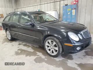 2009 Mercedes-Benz E 350 with VIN WDBUH87X29B413291, listed as a Copart auction lot 82112004 with 203,358 mi miles and Salvage Title. Bid and sale history available at DreamBid. Image 4.