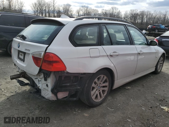 2007 BMW 3 Series 328i with VIN WBAVS13527FX16044, listed as a Copart auction lot 86557174 with 146,036 mi miles and Salvage Title. Bid and sale history available at carsss.com. Image 3.