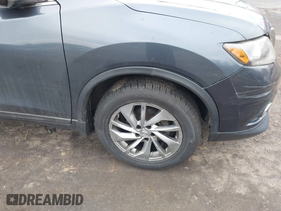 2014 Nissan Rogue S with VIN 5N1AT2MV1EC795008, listed as a IAAI auction lot 41723073 with 93,662 mi miles. Bid and sale history available at carsss.com. Image 13.