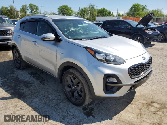 2020 Kia Sportage S with VIN KNDP6CACXL7640316, listed as a Copart auction lot 51828654 with 51,625 mi miles and Salvage Title. Bid and sale history available at carsss.com. Image 4.