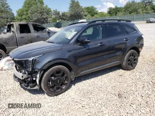 2024 Kia Sorento X-Line SX Prestige with VIN 5XYRKDJF3RG260797, listed as a Copart auction lot 63734265 with 23,312 mi miles and Salvage title. Bid and sale history available at DreamBid. Image 1.