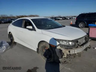 2017 Honda Civic Sedan LX with VIN 19XFC2F53HE002862, listed as a Copart auction lot 41876945 with 165,241 mi miles and Salvage Title. Bid and sale history available at carsss.com. Image 4.