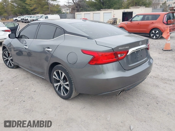 2018 Nissan Maxima S with VIN 1N4AA6AP0JC384660, listed as a IAAI auction lot 41617587 with 121,463 mi miles and . Bid and sale history available at DreamBid. Image 3.
