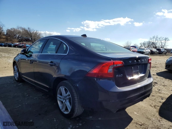 2015 Volvo S60 T5 Drive-E Premier Plus with VIN YV140MFC2F1307323, listed as a Copart auction lot 42753415 with 89,618 mi miles and Salvage Title. Bid and sale history available at carsss.com. Image 2.