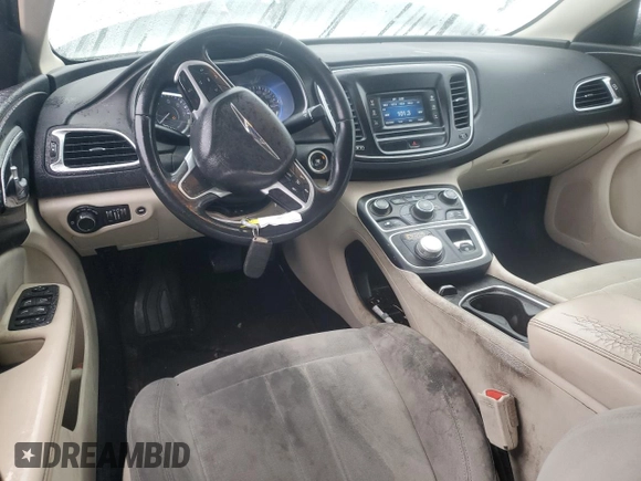 2015 Chrysler 200 Limited with VIN 1C3CCCAB3FN701427, listed as a Copart auction lot 50234785 with 108,512 mi miles and Salvage Title. Bid and sale history available at DreamBid. Image 8.