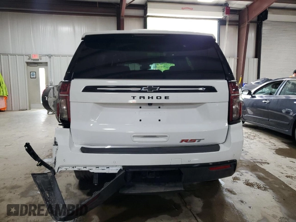 2023 Chevrolet Tahoe RST with VIN 1GNSKRKD9PR540015, listed as a Copart auction lot 58084495 with 23,815 mi miles and Salvage title. Bid and sale history available at DreamBid. Image 6.