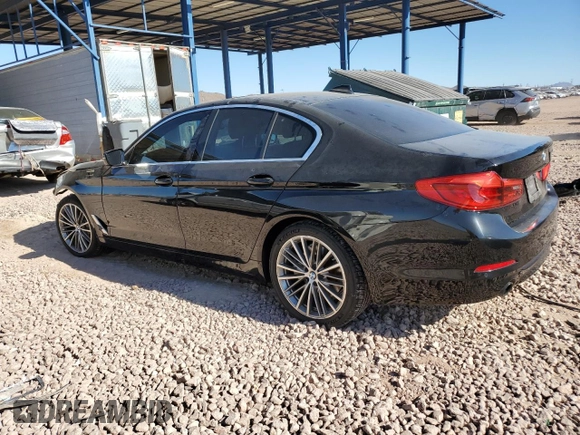 2020 BMW 5 Series 530i with VIN WBAJR3C00LWW66751, listed as a Copart auction lot 88916895 with 38,256 mi miles and Salvage Title. Bid and sale history available at DreamBid. Image 2.
