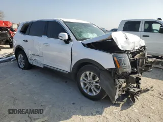 2021 Kia Telluride LX with VIN 5XYP24HC5MG166318, listed as a Copart auction lot 44256495 with 41,229 mi miles and Salvage title. Bid and sale history available at DreamBid. Image 4.