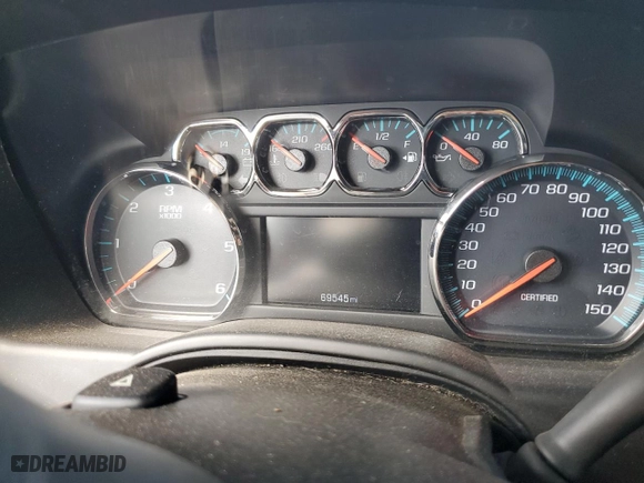 2019 Chevrolet Tahoe Commercial with VIN 1GNLCDEC6KR372916, listed as a Copart auction lot 45156675 with 69,545 mi miles and Clean Title. Bid and sale history available at carsss.com. Image 9.