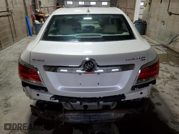 2012 Buick LaCrosse Premium 1 with VIN 1G4GE5E31CF173457, listed as a Copart auction lot 81703704 with 136,844 mi miles and Salvage title. Bid and sale history available at DreamBid. Image 6.