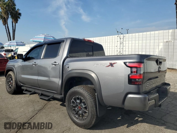 2024 Nissan Frontier Pro-X z VIN 1N6ED1EJ9RN606105, wystawiony jako Copart lot #83247314 z przebiegiem 4 296 mil mil oraz Szkoda całkowita • Salvage title. Historia ofert i sprzedaży dostępna na DreamBid. Obrazek 2.