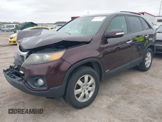 2011 Kia Sorento LX with VIN 5XYKTCA11BG070046, listed as a IAAI auction lot 42136751 with 112,661 mi miles and . Bid and sale history available at DreamBid. Image 2.