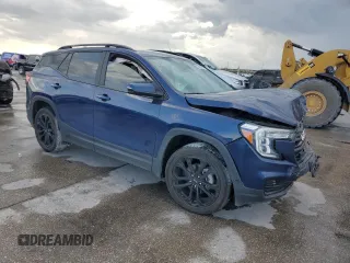 2022 GMC Terrain SLE with VIN 3GKALMEV7NL246663, listed as a Copart auction lot 55052815 with Not provided miles and Salvage title. Bid and sale history available at DreamBid. Image 4.