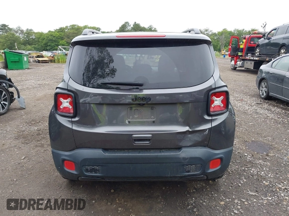 2018 Jeep Renegade Altitude с VIN ZACCJABB6JPH23913, выставлен на аукционе IAAI как лот 42439183 с пробегом 58 017 миль миль и . История ставок и продаж доступна на DreamBid. Изображение 16.