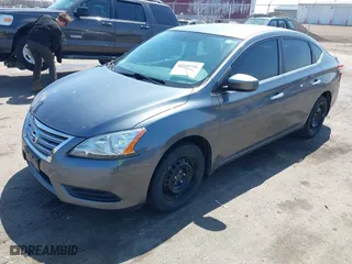 2015 Nissan Sentra S with VIN 3N1AB7AP0FY307561, listed as a IAAI auction lot 42090506 with 149,744 mi miles. Bid and sale history available at carsss.com. Image 2.