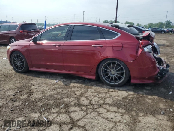 2013 Ford Fusion Titanium with VIN 3FA6P0D95DR100539, listed as a Copart auction lot 59231244 with 92,495 mi miles and Salvage Title. Bid and sale history available at carsss.com. Image 2.
