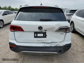 2022 Volkswagen Taos S with VIN 3VVDX7B20NM025393, listed as a Copart auction lot 44572383 with 10,397 mi miles. Bid and sale history available at carsss.com. Image 6.