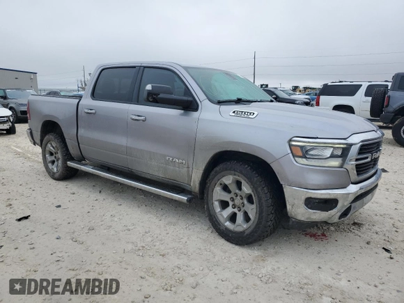 2019 Ram 1500 Big Horn/Lone Star with VIN 1C6SRFFT6KN518419, listed as a Copart auction lot 46429725 with 110,272 mi miles and Salvage Title. Bid and sale history available at carsss.com. Image 4.