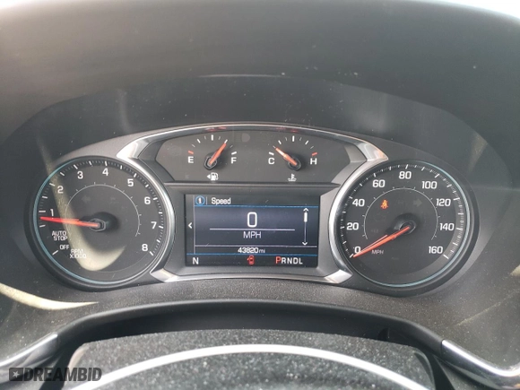 2019 Chevrolet Equinox LT with VIN 2GNAXKEV9K6292524, listed as a Copart auction lot 54176485 with 43,820 mi miles and Salvage Title. Bid and sale history available at carsss.com. Image 9.