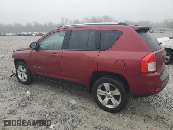 2012 Jeep Compass Latitude with VIN 1C4NJCEAXCD651896, listed as a Copart auction lot 86442794 with 92,181 mi miles and Salvage Title. Bid and sale history available at DreamBid. Image 2.