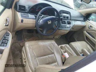 2005 Honda Odyssey EX-L with VIN 5FNRL38655B000691, listed as a Copart auction lot 47814195 with 233,384 mi miles and Clean Title. Bid and sale history available at carsss.com. Image 8.