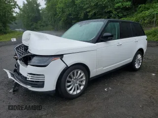 2018 Land Rover Range Rover HSE z VIN SALGS2SV3JA388696, wystawiony jako Copart lot #60896105 z przebiegiem 57 951 mil mil oraz Szkoda całkowita • Salvage title. Historia ofert i sprzedaży dostępna na DreamBid. Obrazek 1.