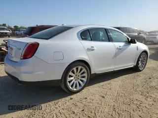 2012 Lincoln MKS with VIN 1LNHL9DR1CG806329, listed as a Copart auction lot 52293485 with 115,762 mi miles and Salvage Title. Bid and sale history available at carsss.com. Image 3.