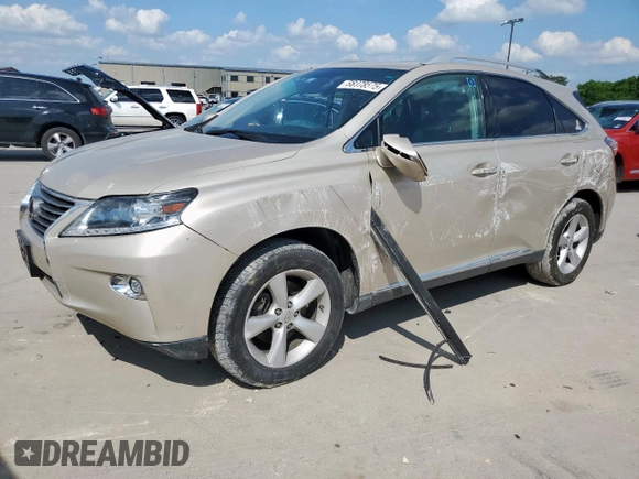 2015 Lexus RX 350 with VIN 2T2BK1BA0FC277207, listed as a Copart auction lot 58078575 with 93,713 mi miles and Salvage title. Bid and sale history available at DreamBid. Image 1.