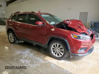 2019 Jeep Cherokee Latitude z VIN 1C4PJLCB5KD297420, wystawiony jako Copart lot #57666925 z przebiegiem 85 640 mil mil oraz Czysty tytuł • Clean title. Historia ofert i sprzedaży dostępna na DreamBid. Obrazek 4.