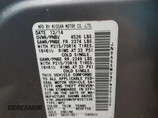 2015 Nissan Rogue S with VIN JN8AS5MV9FW251238, listed as a Copart auction lot 52260505 with 146,679 mi miles and Clean Title. Bid and sale history available at DreamBid. Image 13.