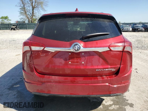 2020 Buick Envision Essence with VIN LRBFX2SA6LD124325, listed as a Copart auction lot 53081685 with 38,406 mi miles and Salvage Title. Bid and sale history available at DreamBid. Image 6.