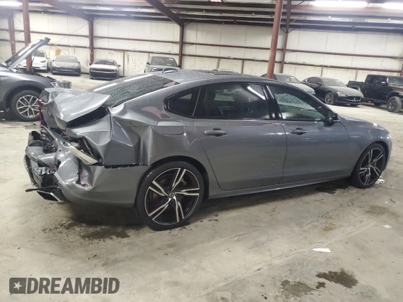 2020 Volvo S90 R-Design with VIN LVYA22MT6LP171824, listed as a Copart auction lot 77509913 with 42,776 mi miles. Bid and sale history available at carsss.com. Image 3.