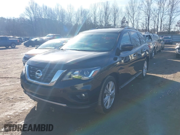 2018 Nissan Pathfinder S with VIN 5N1DR2MN0JC675254, listed as a IAAI auction lot 41492432 with 66,571 mi miles and . Bid and sale history available at DreamBid. Image 17.