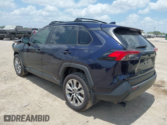 2024 Toyota RAV4 XLE Premium with VIN 2T3C1RFV9RW344842, listed as a IAAI auction lot 42374823 with 3,957 mi miles and . Bid and sale history available at DreamBid. Image 3.