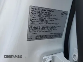 2022 Audi Q8 Prestige with VIN WA1FVBF14ND004473, listed as a Copart auction lot 78958544 with 0 mi miles and Salvage Title. Bid and sale history available at carsss.com. Image 15.