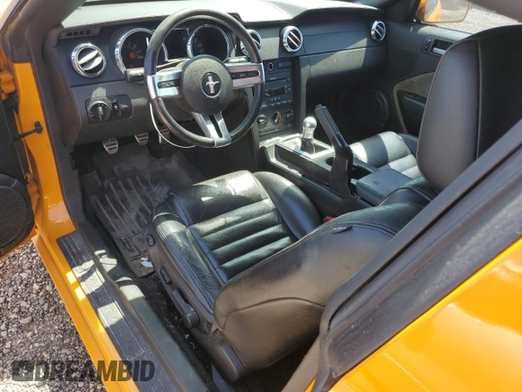 2007 Ford Mustang GT Deluxe with VIN 1ZVHT82HX75343081, listed as a Copart auction lot 52754385 with 122,369 mi miles and Salvage title. Bid and sale history available at DreamBid. Image 8.