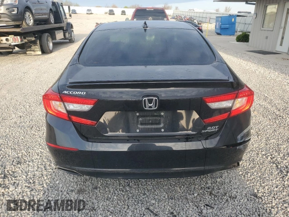 2021 Honda Accord Sport with VIN 1HGCV2F38MA006643, listed as a Copart auction lot 50971545 with 57,829 mi miles and Salvage title. Bid and sale history available at DreamBid. Image 6.