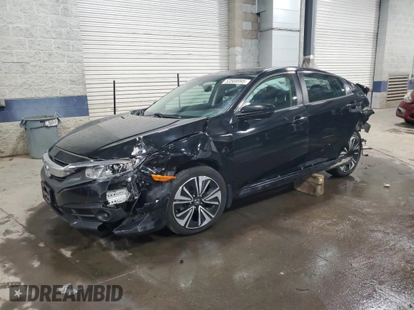 2016 Honda Civic EX-L z VIN 19XFC1F76GE024753, wystawiony jako Copart lot #53569995 z przebiegiem 111 110 mil mil oraz Szkoda całkowita • Salvage title. Historia ofert i sprzedaży dostępna na DreamBid. Obrazek 1.
