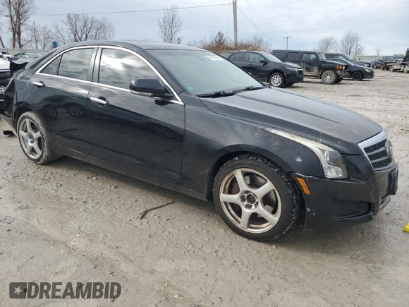 2013 Cadillac ATS Luxury with VIN 1G6AH5R30D0123765, listed as a Copart auction lot 47102485 with 115,159 mi miles and Clean Title. Bid and sale history available at carsss.com. Image 4.