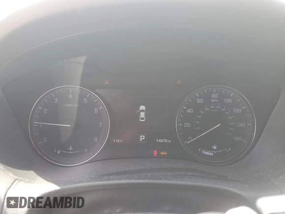 2017 Genesis G80 3.8L with VIN KMHGN4JE4HU177393, listed as a Copart auction lot 60968285 with 74,076 mi miles and Salvage title. Bid and sale history available at DreamBid. Image 9.