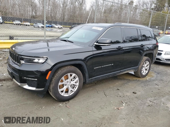 2022 Jeep Grand Cherokee Limited with VIN 1C4RJJBG8N8554545, listed as a Copart auction lot 44686215 with 69,545 mi miles and Salvage title. Bid and sale history available at DreamBid. Image 1.